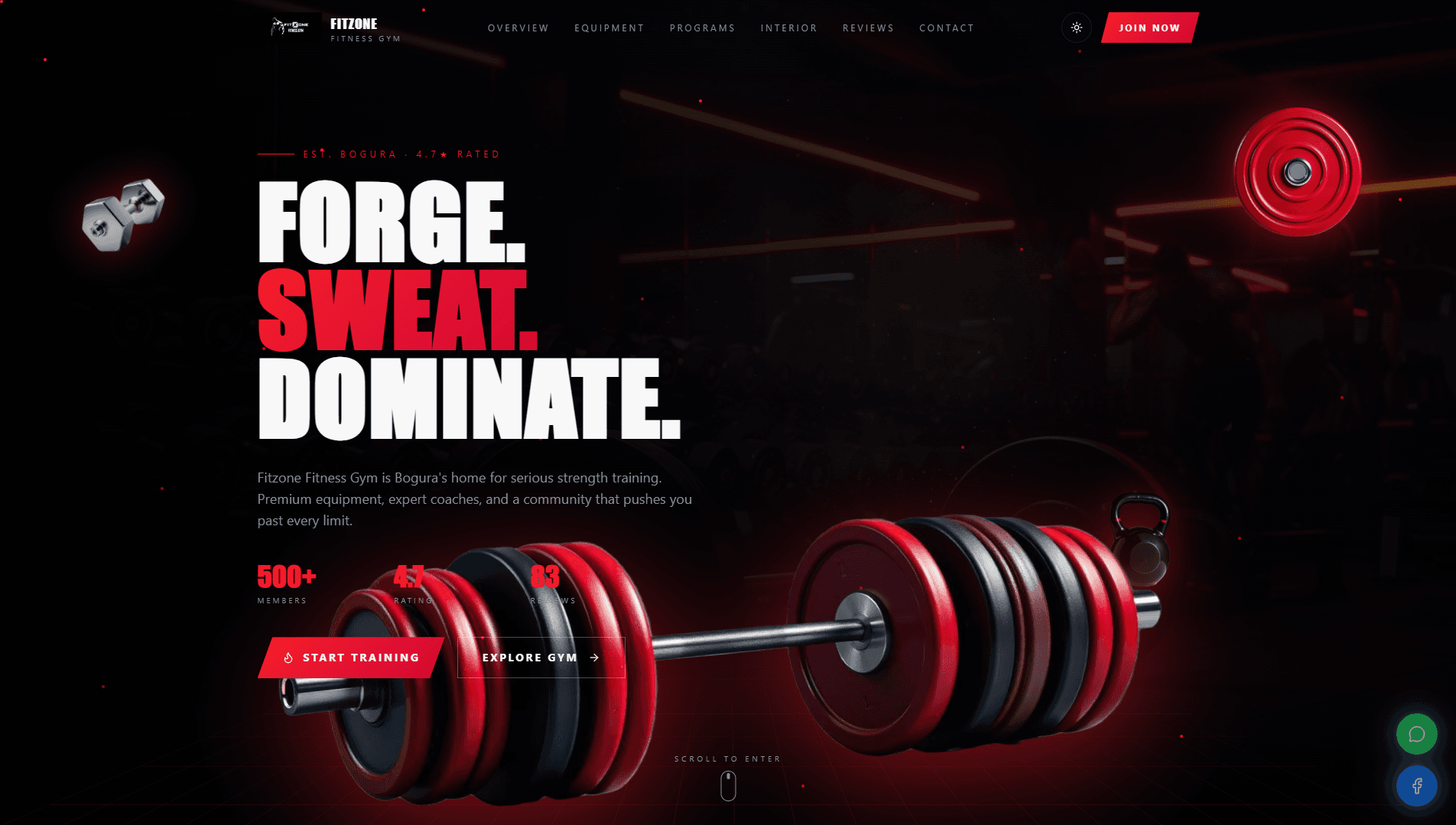 Gym Website