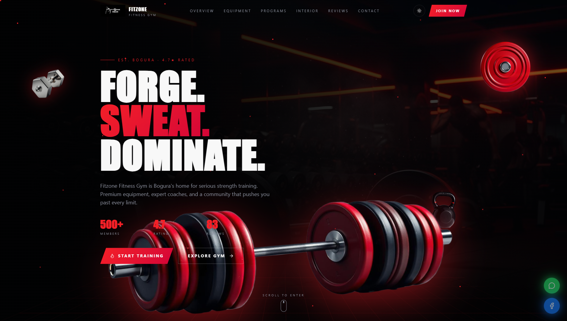 Gym Website